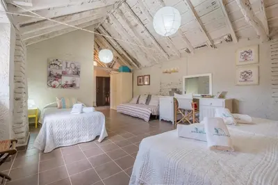 Cama o camas de una habitación en La casa de Íllora