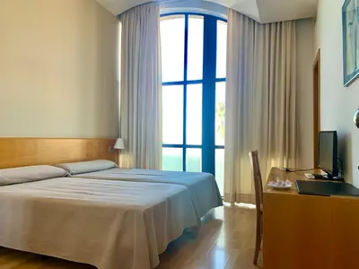 Cama o camas de una habitación en Don Polvorón