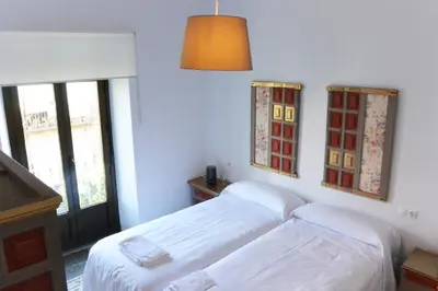 Cama o camas de una habitación en Casa del Portillo-Centro Histórico