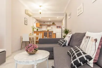 Zona de estar de Elegante apartamento en el corazon de Sevilla.