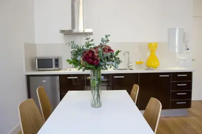 Una cocina o zona de cocina en Life Apartments Alberto Lista