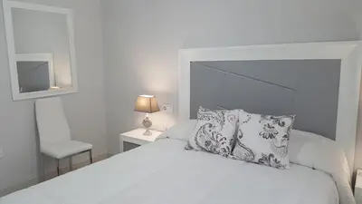 Cama o camas de una habitación en Apartamento Altar del Cielo