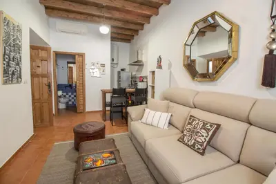 Zona de estar de La Sultana Apartamentos