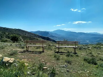 Paisaje cerca de este albergue