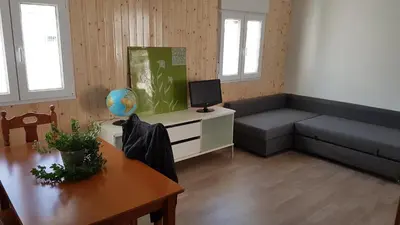 Zona de estar de Acogedor apartamento en el barrio del Parlamento de Andalucía (Sevilla)