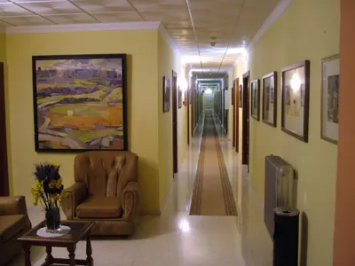 Zona de estar de Hotel Río Piscina