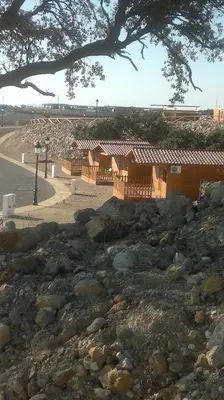 Paisaje cerca de este camping