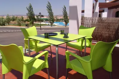 Un balcón o terraza de Camping la Sierrecilla