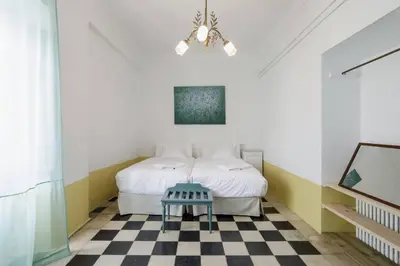 Cama o camas de una habitación en La Casa Grande de Zujaira