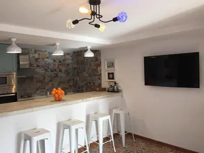 Una cocina o zona de cocina en Mirador del Lago
