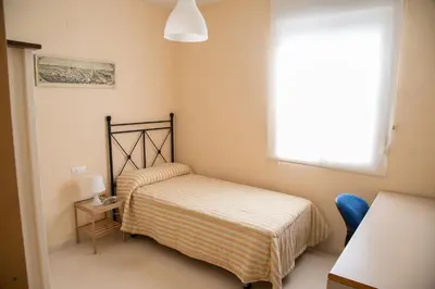 Cama o camas de una habitación en Apartamento Torcal Écija