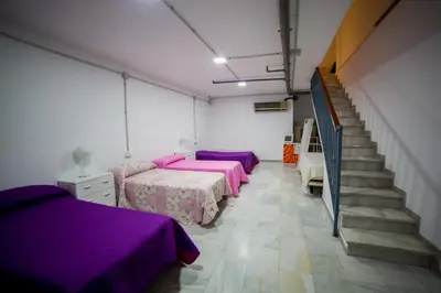 Cama o camas de una habitación en Casa Grande En Centro Historico