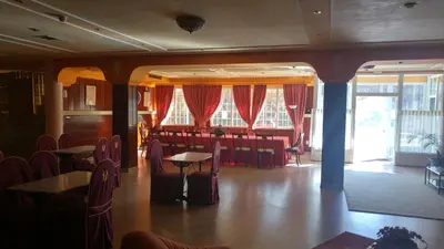 Zona de estar de Hotel Cabañas