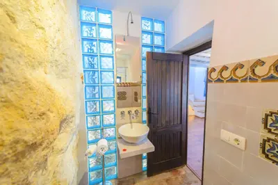 Un baño de Casa Spa La Agueda y Robledo