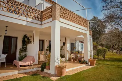 Jardín al aire libre en Batán de las Monjas