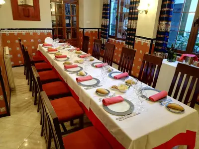 Un restaurante o sitio para comer en Hosteria de Rafi