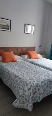 Cama o camas de una habitación en Centro de Sevilla