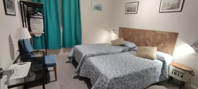 Cama o camas de una habitación en Centro de Sevilla