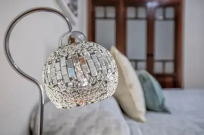 Cama o camas de una habitación en Apartamento Esmeralda & Parking Incluido & Centro