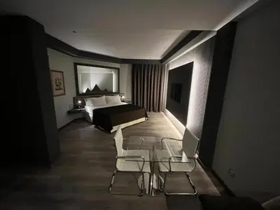 Cama o camas de una habitación en Hotel Alkalat