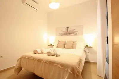 Cama o camas de una habitación en Apartamento San Julian