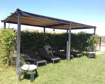 Jardín al aire libre en Casa Ecuestre Carmen Martínez