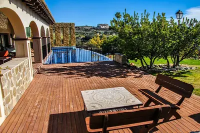 Paisaje cerca de esta villa