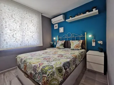 Cama o camas de una habitación en Great location with Free private parking