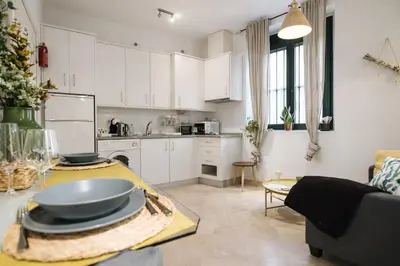 Una cocina o zona de cocina en Alameda de Hércules, Muy Céntrico