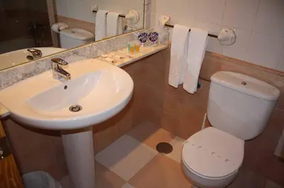 Un baño de Hostal Macami