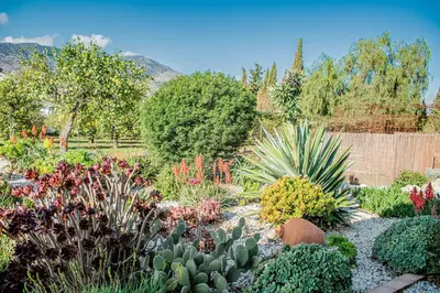 Jardín al aire libre en Finca El Limonar