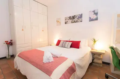 Cama o camas de una habitación en Corral del Conde