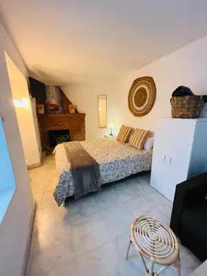 Cama o camas de una habitación en Casa Qurtuba