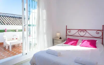 Cama o camas de una habitación en Archeros Skyview