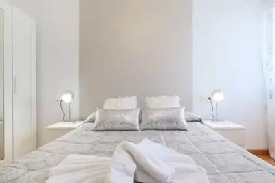 Cama o camas de una habitación en Apartamento con encanto en Córdoba