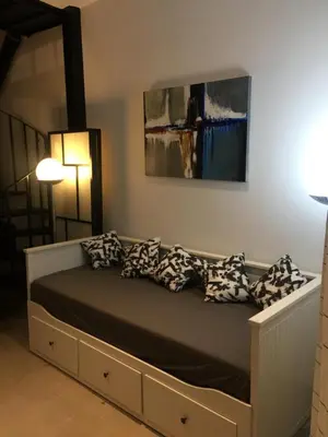 Cama o camas de una habitación en Casa Cueva Un Rincón en la Roca