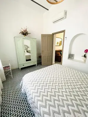 Cama o camas de una habitación en Casa Turística San Agustín