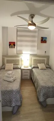 Cama o camas de una habitación en Cerro del Alcazar