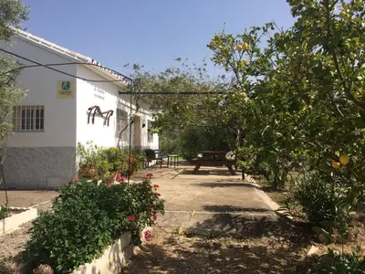 Jardín al aire libre en Rural El Puerto Mayordomo