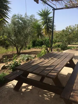 Jardín al aire libre en Rural El Puerto Mayordomo