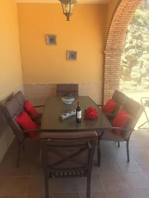 Zona de estar de Casa Cuatro Vientos - Casabermeja