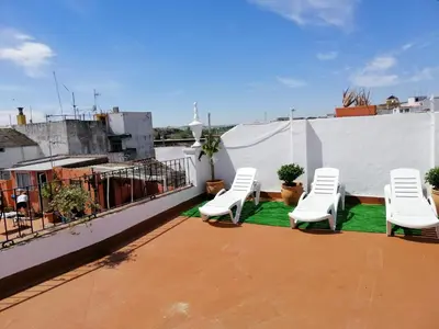 Un balcón o terraza de mi gran retiro