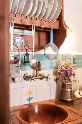 Una cocina o zona de cocina en El Molino del Corcho