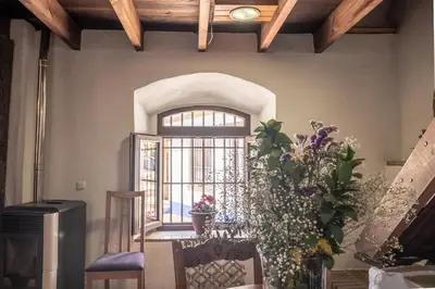 Zona de estar de El Molino del Corcho
