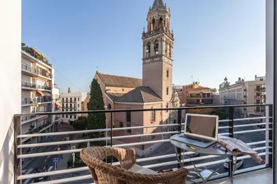 Un balcón o terraza de Apartamento deluxe calle Imagen