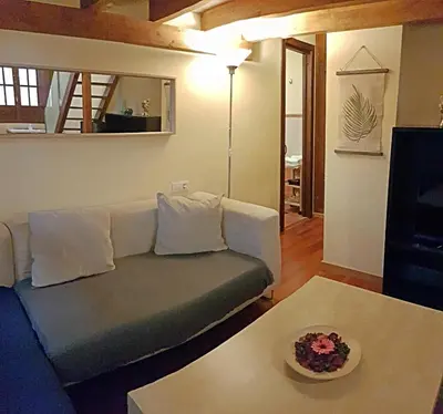 Zona de estar de Feria Palace Apartment