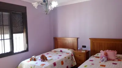 Cama o camas de una habitación en Villa en lo alto del monte