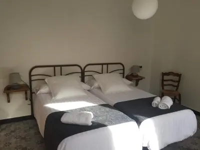 Cama o camas de una habitación en Inés Casa Rural