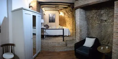 Zona de estar de Casa Cueva El Pocito
