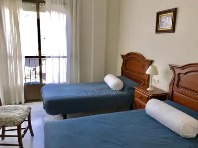 Cama o camas de una habitación en Calle Valenzuela 9 La Rambla